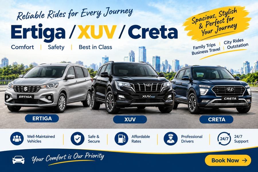 SUV on rent